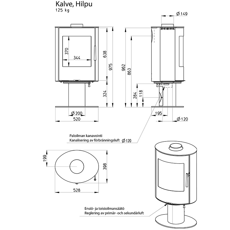 Tulikivi Kamiina Hilpu - Image 2