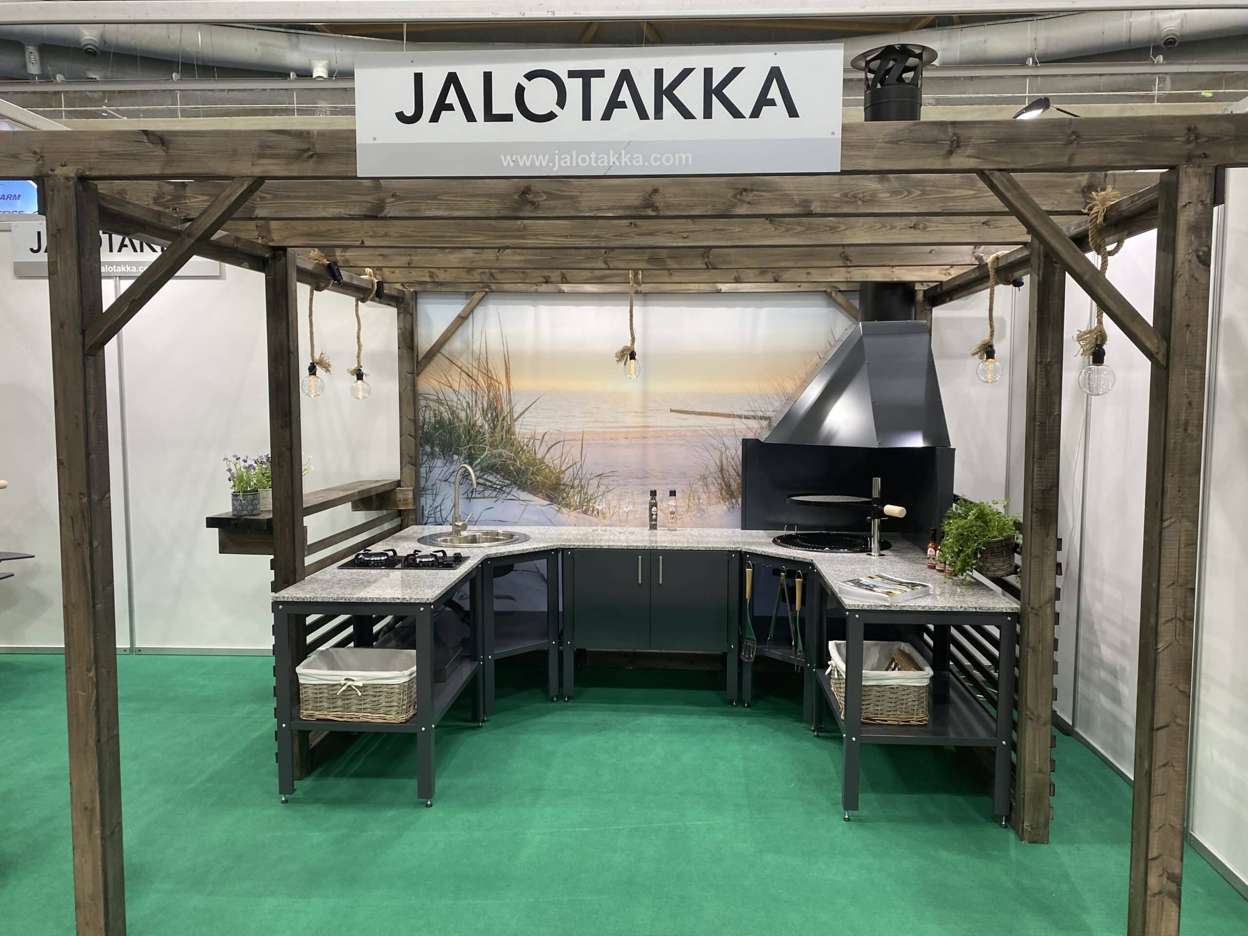 Kesäkeittiön työtaso kaasuliedellä + ovilla - Image 5