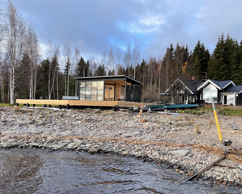 Kesäolohuone Lasiseiskari liukuovilla ja terassilla - Image 8