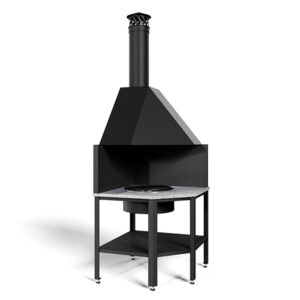 Kesäkeittiön työtaso grillillä